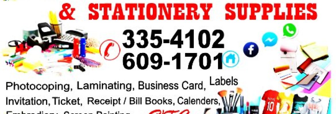 Puran’s Printery & Stationery Supplies