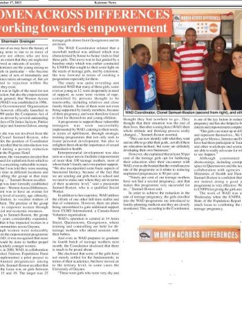 Women Across Differences – WAD